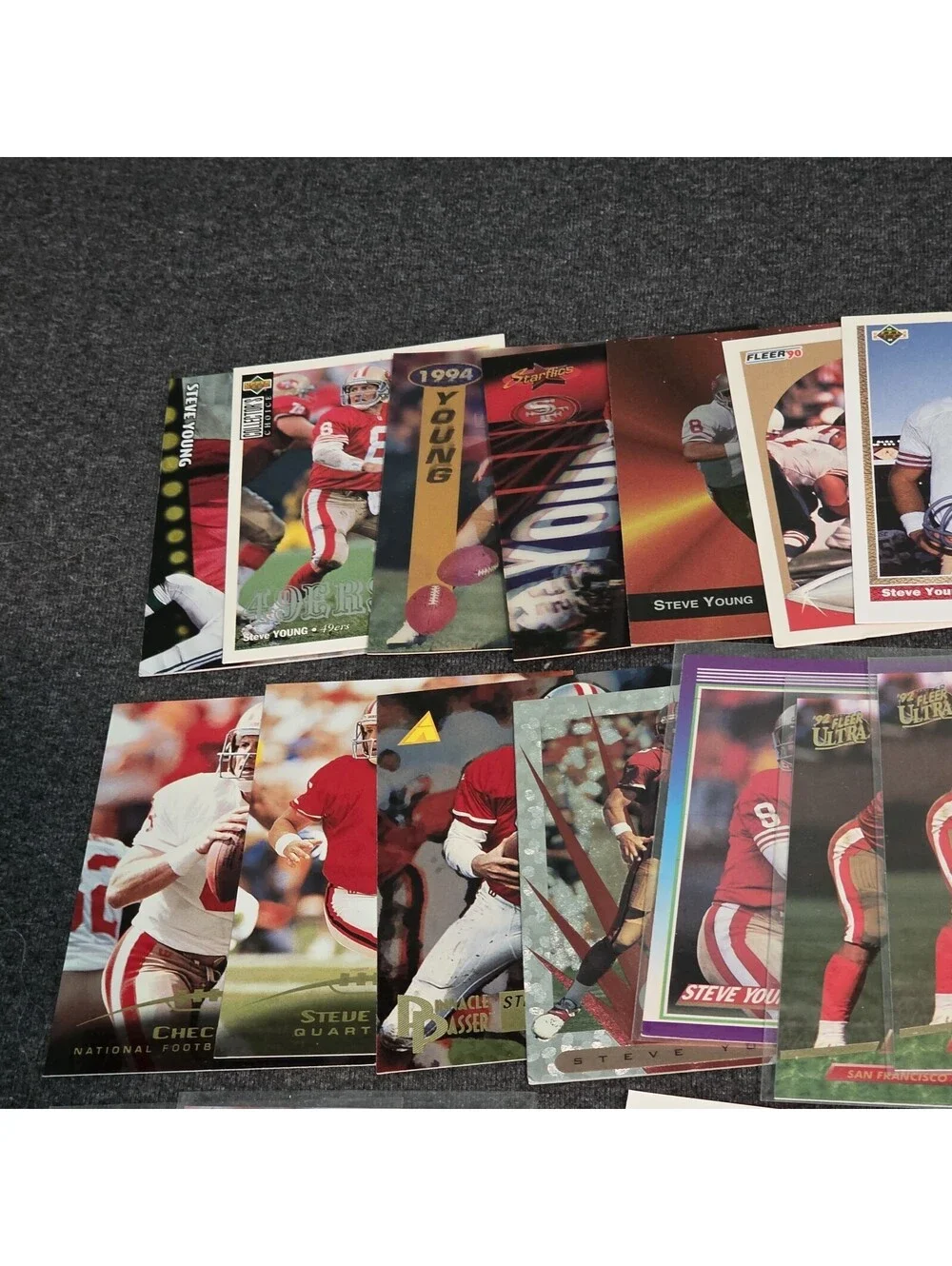 Steve Young 51 Card Lot Inserts Base 90s49ers HOF